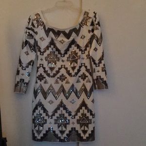 Tribal shimmer dress